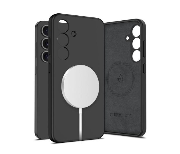Tech-Protect Liquid Silicone Magsafe do Samsung Galaxy S25+ Black - 1311939 - zdjęcie
